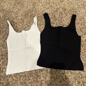 Babaton sculpt knit tanks x2